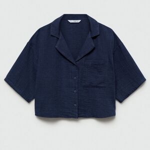 Short sleeved cotton shirt